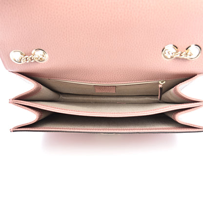 Gucci Dollar Calfskin Interlocking G Shoulder Bag Soft Pink 5 of 16