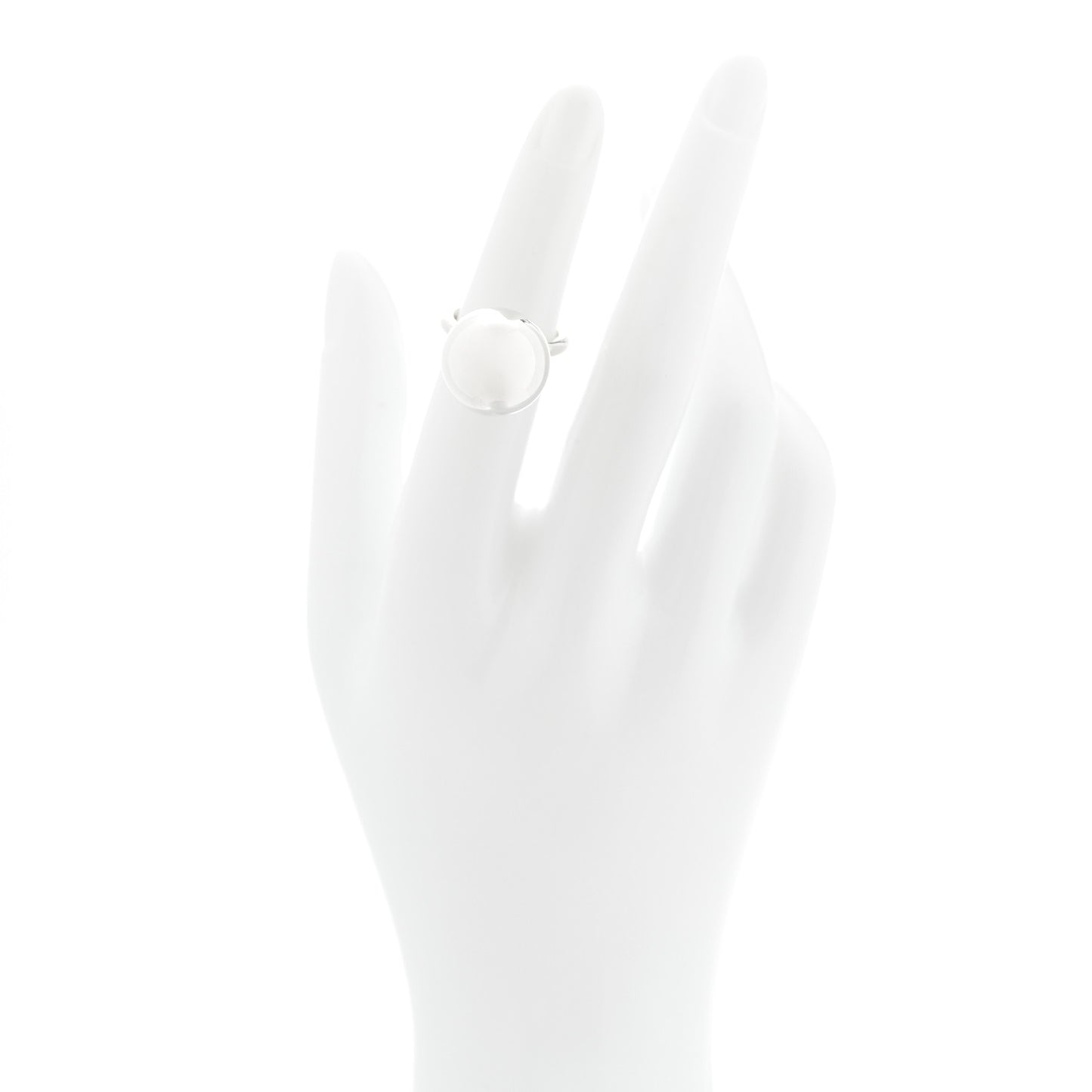 Sterling Silver 15.75mm HardWear Ball Ring 48 4.5