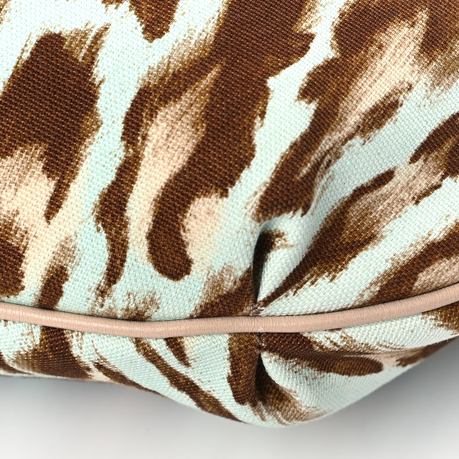 Christian Dior Canvas Leopard Print Buckle Hobo Beige 9 of 9