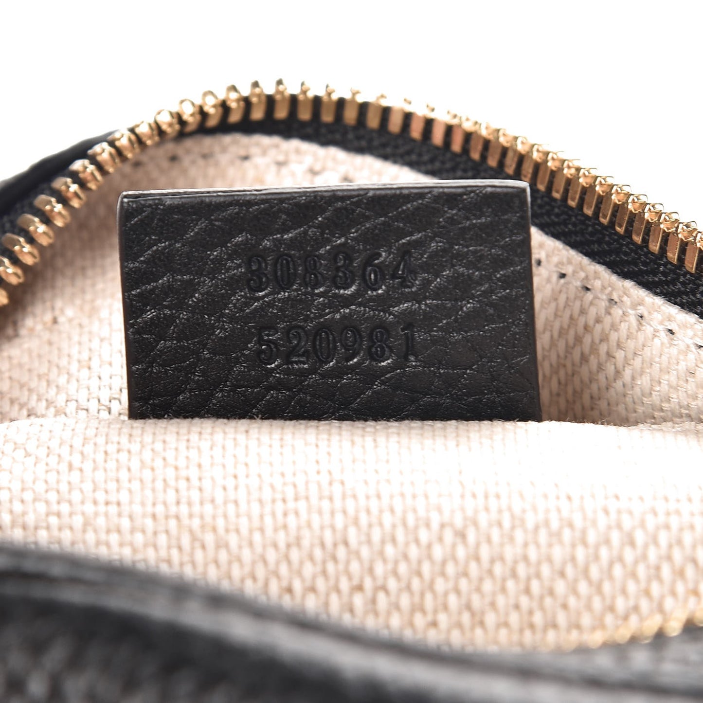 Pebbled Calfskin Small Soho Disco Bag Black