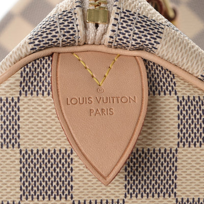 Louis Vuitton Damier Azur Speedy 30 6 of 8