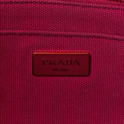 Prada Canapa Small Logo Tote Fuxia 5 of 13