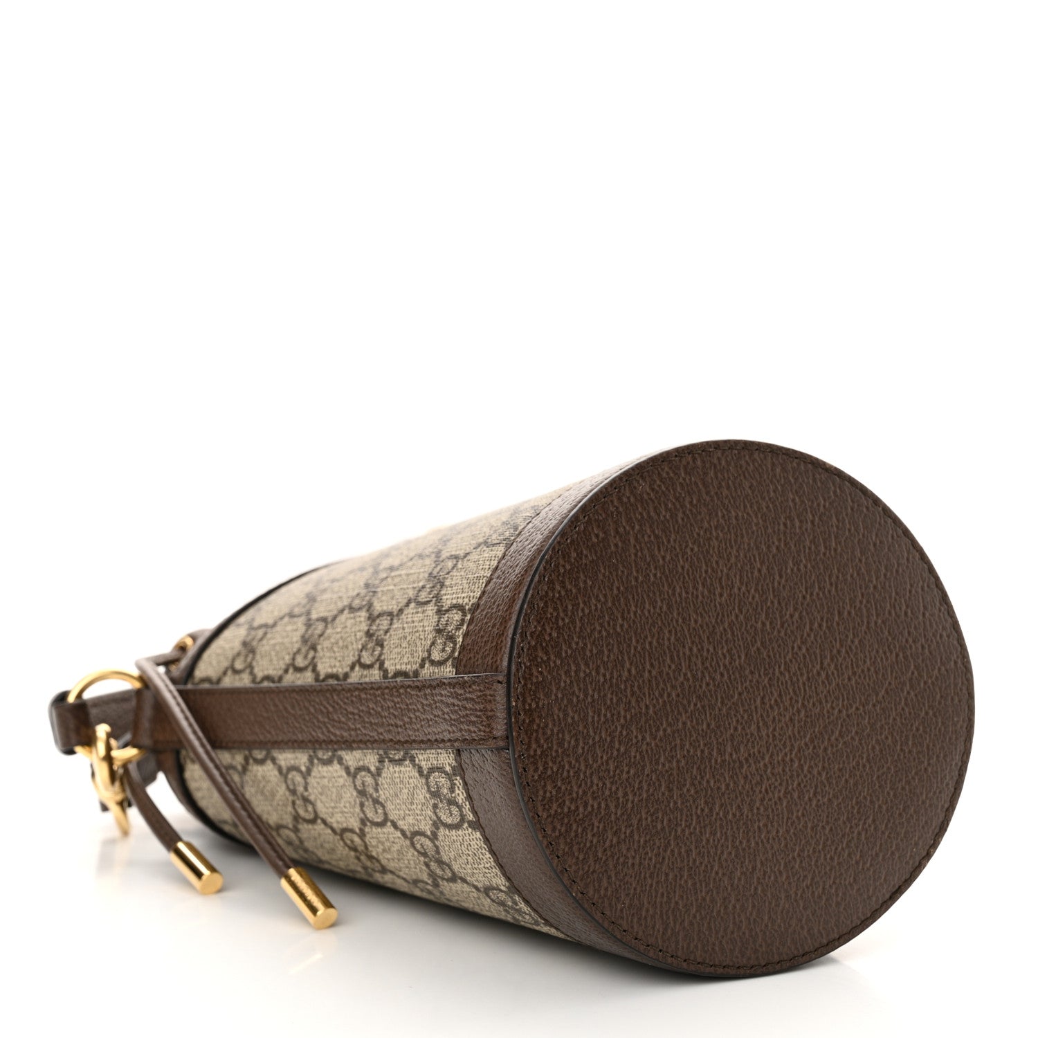 Gucci GG Supreme Monogram Ophidia Mini Bucket Bag Beige Ebony 4 of 13