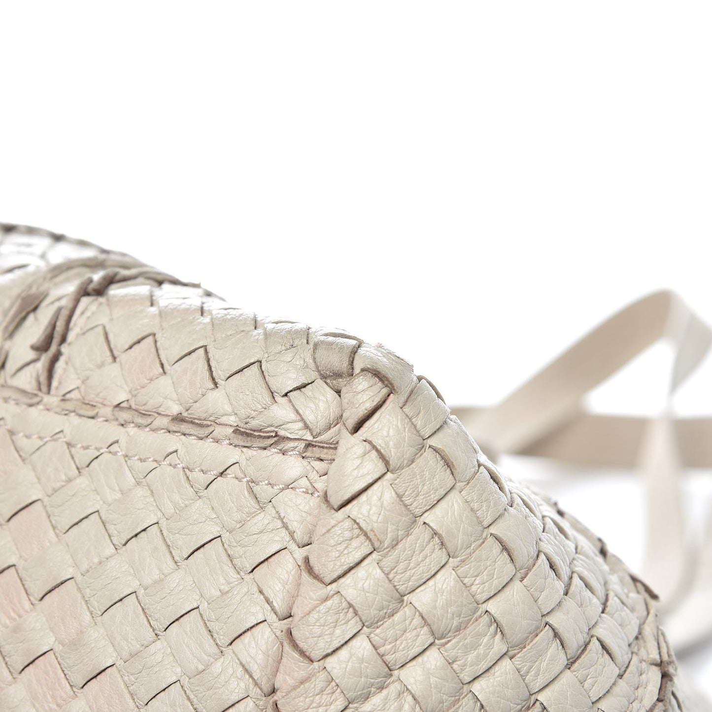 Chevre Intrecciato Buckle Tote Limo