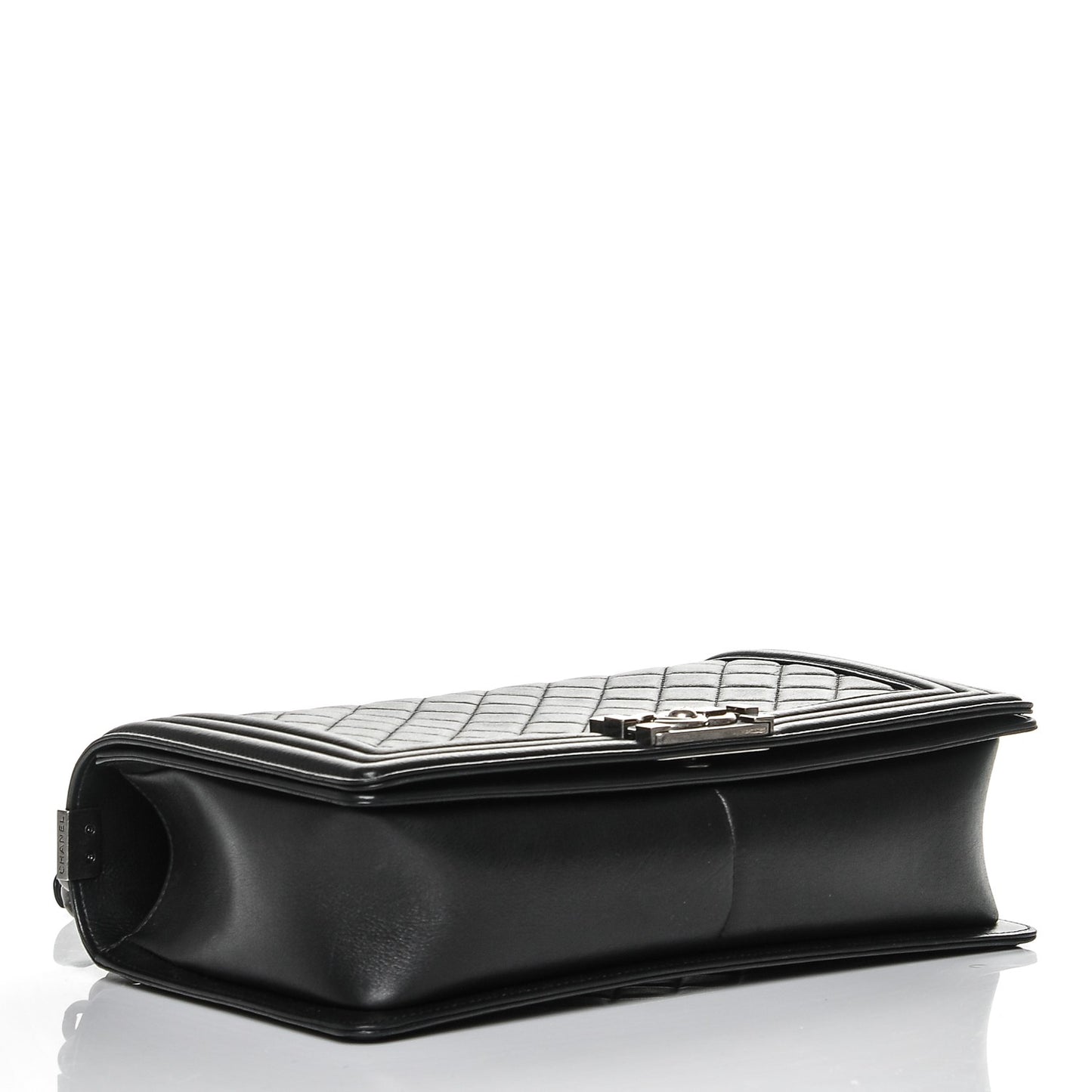 Calfskin Quilted New Medium Boy Flap Black