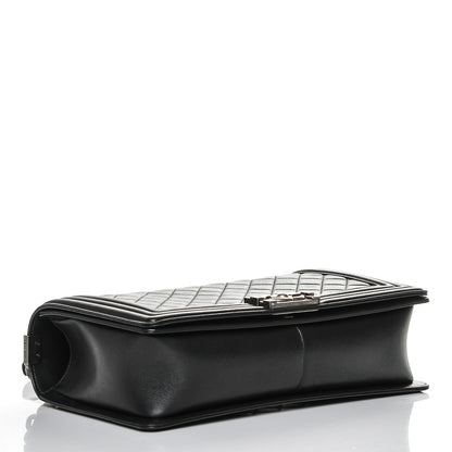 Chanel Calfskin Quilted New Medium Boy Flap Black 4 of 7