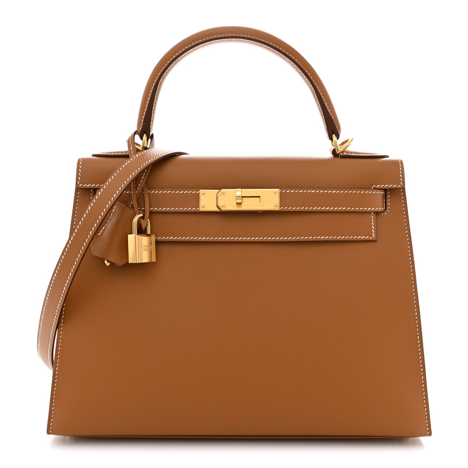 Hermes Epsom Kelly Sellier 28 Gold 1 of 10