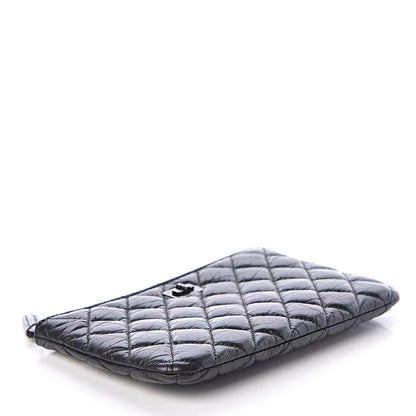 Chanel Aged Calfskin Quilted Medium Reissue Cosmetic Case So Black 4 of 9