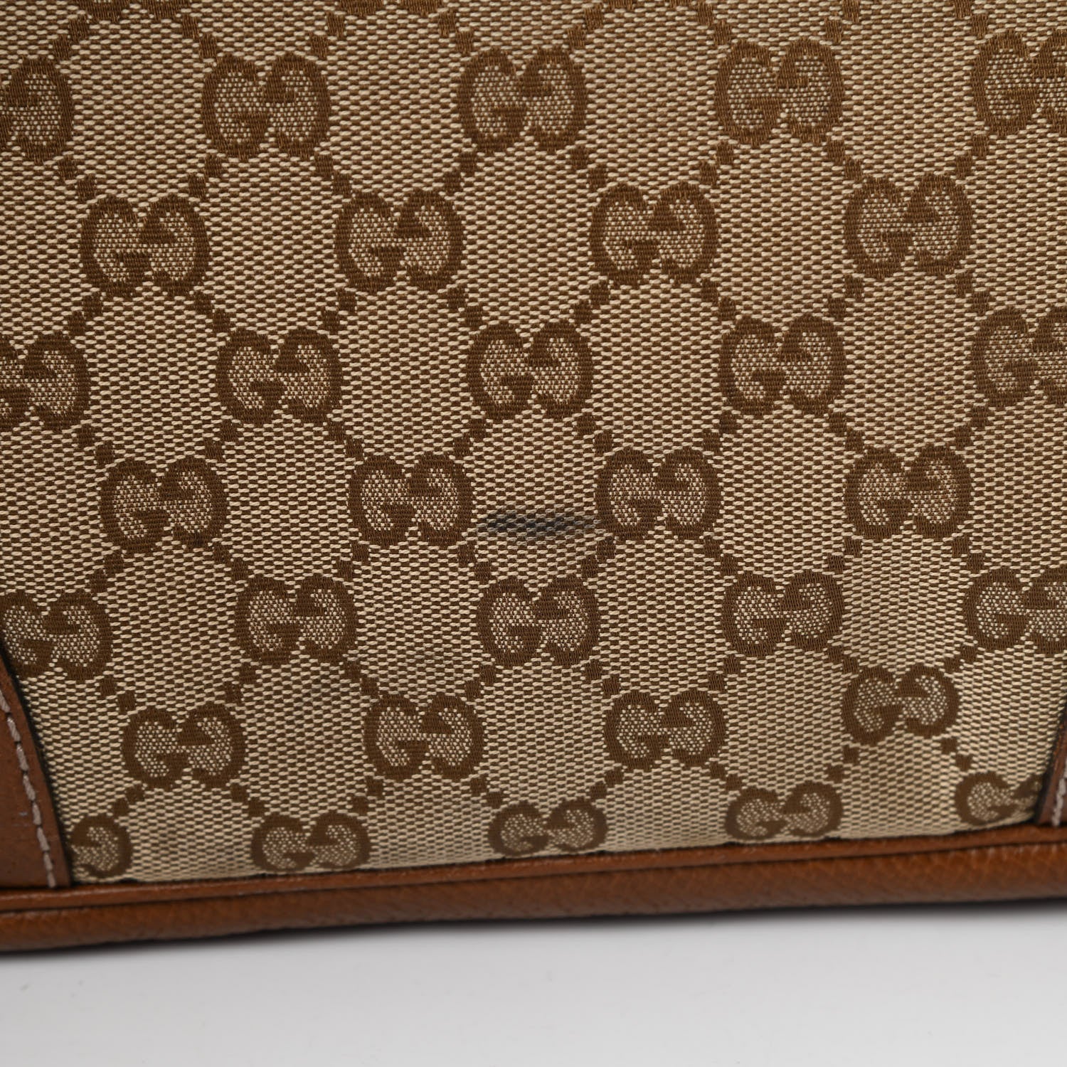 Gucci Monogram Medium Bree Zippered Tote Beige Tabacco 13 of 14