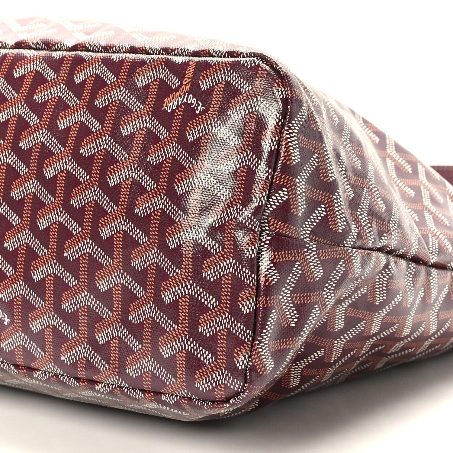 Goyard Goyardine Boheme Hobo Burgundy 10 of 10