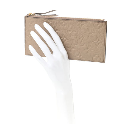 Louis Vuitton Empreinte Felicie Chain Wallet Zippered Insert Tourterelle 1 of 6