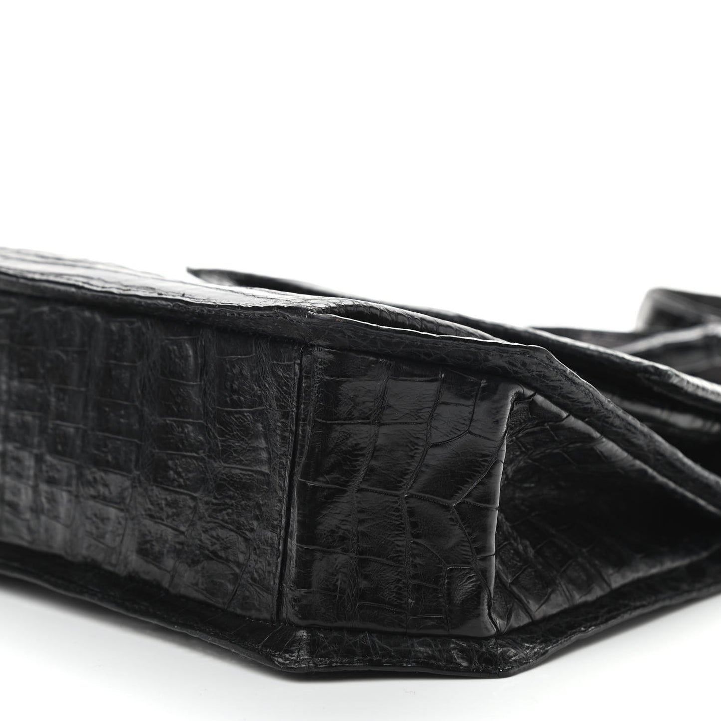 Crocodile Top Handle Black
