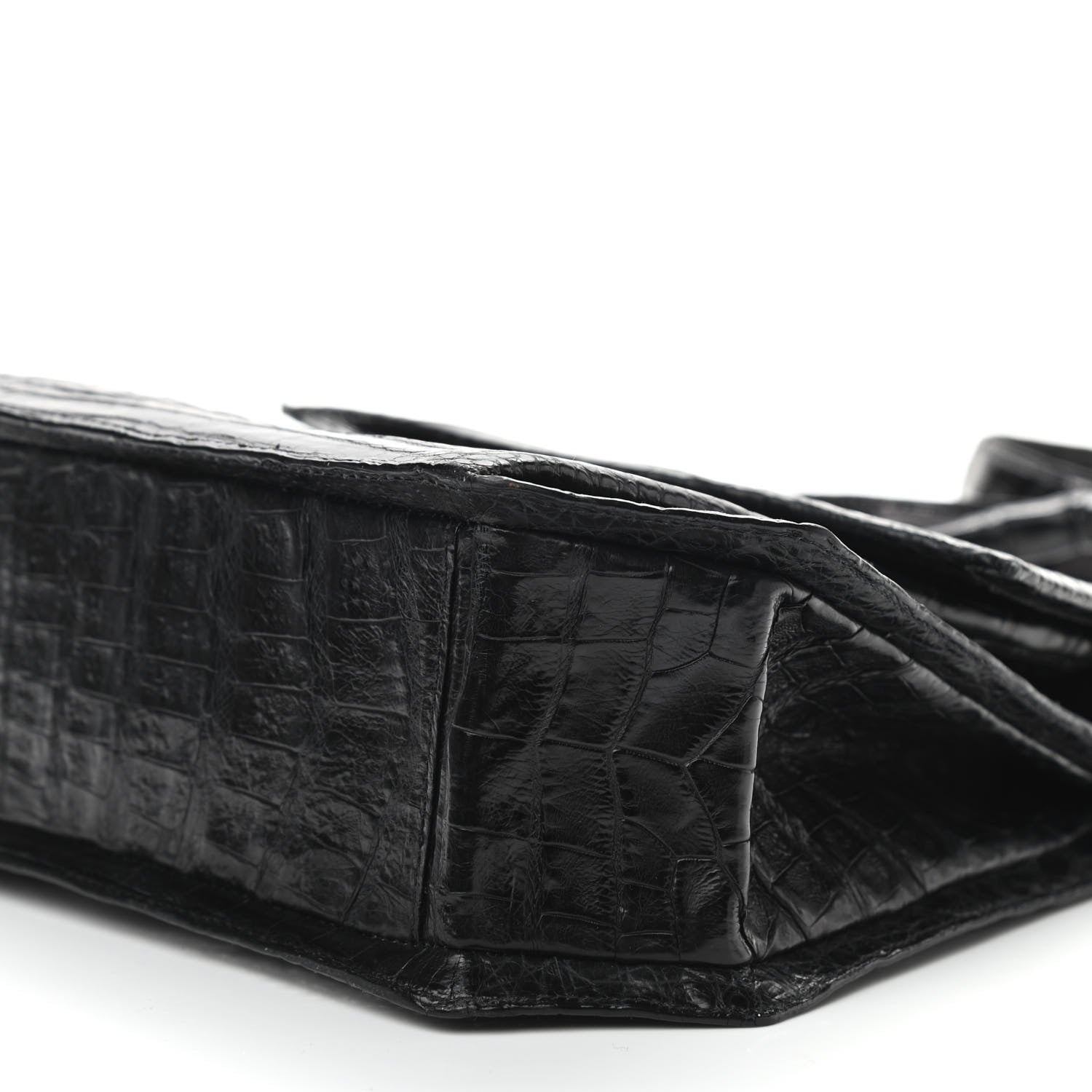 Nancy Gonzalez Crocodile Top Handle Black 9 of 9