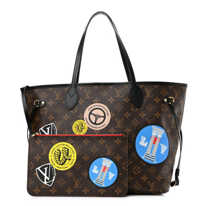 Louis Vuitton Monogram World Tour Neverfull MM 1 of 12