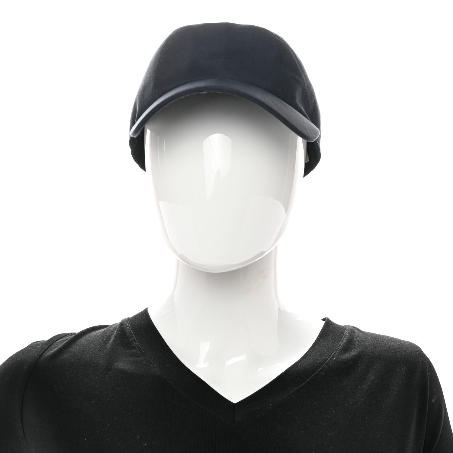 Hermes Cotton Paddock Cap 59 Navy 2 of 9
