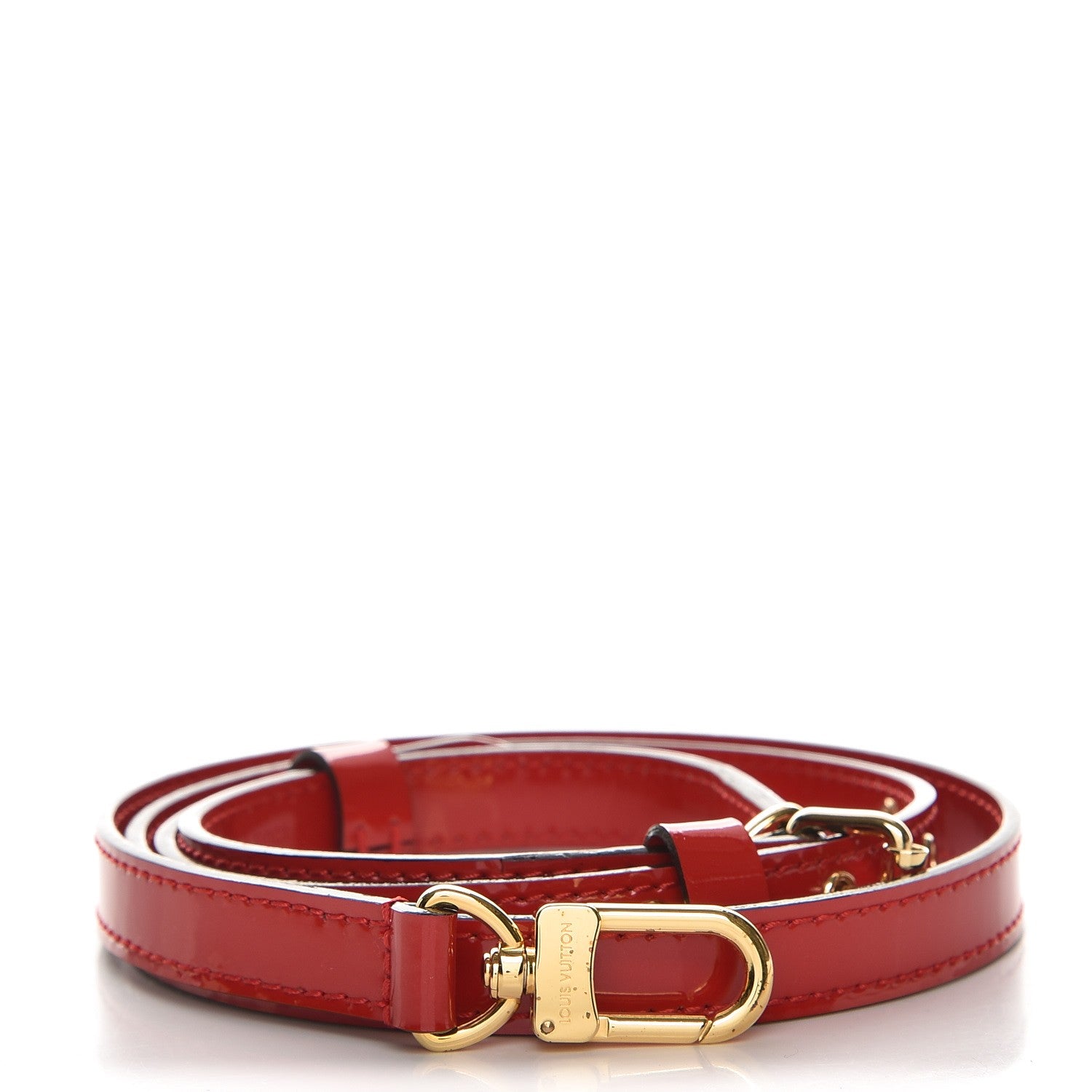Louis Vuitton Patent 16mm Adjustable Strap Cherry 2 of 6