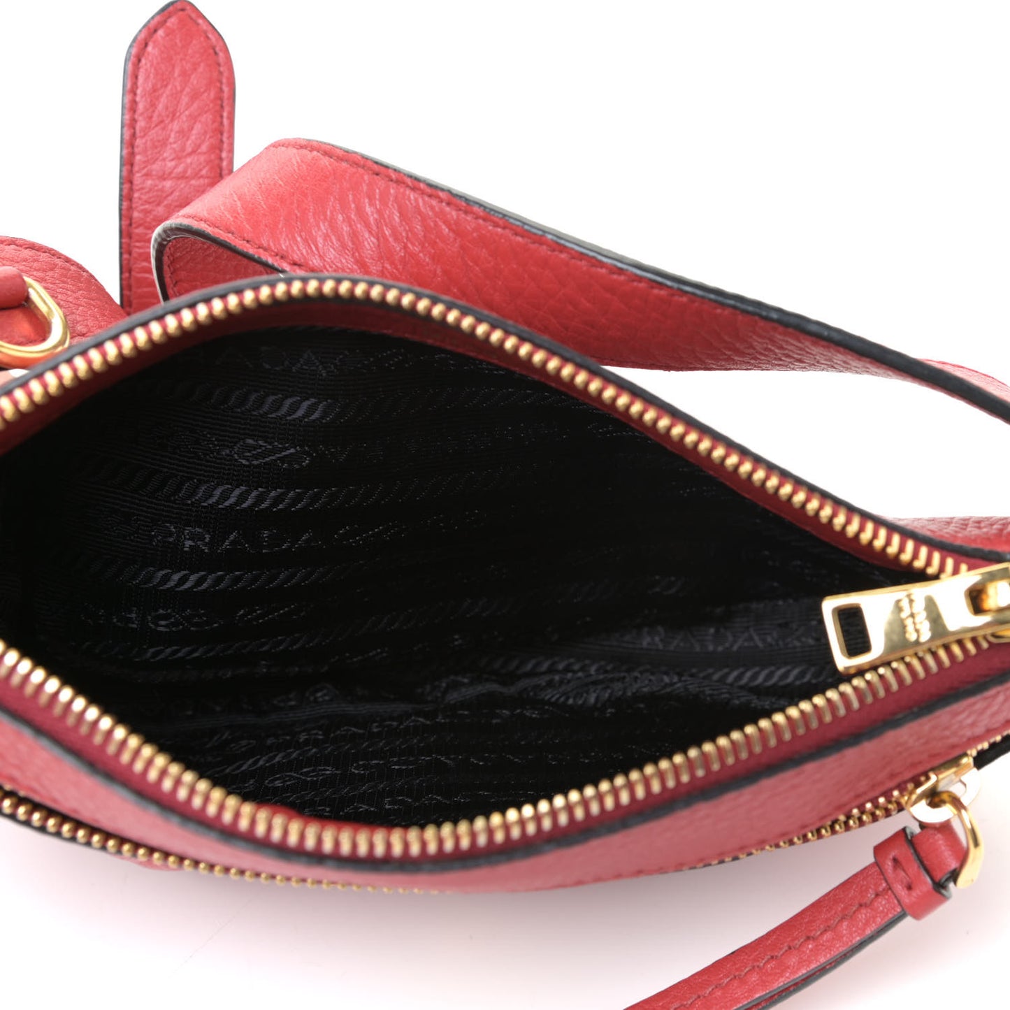 Vitello Daino Small Belt Bag Rosso