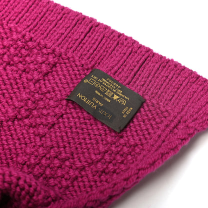 Louis Vuitton Wool Scarf Pink 2 of 4