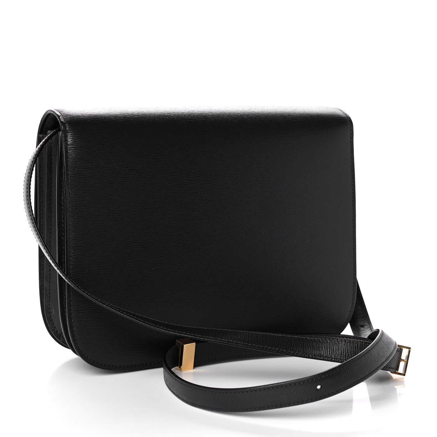 Celine Liege Calfskin Medium Classic Box Flap Bag Black 3 of 12