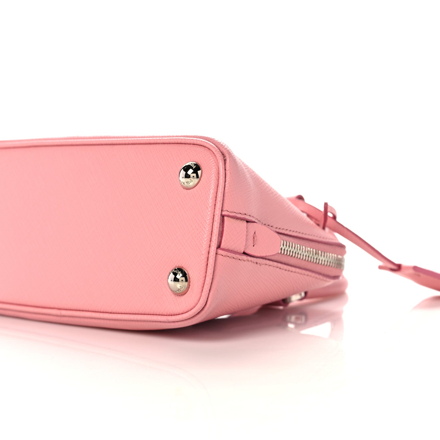 Prada Saffiano Lux Mini Promenade Tote Petalo 9 of 9