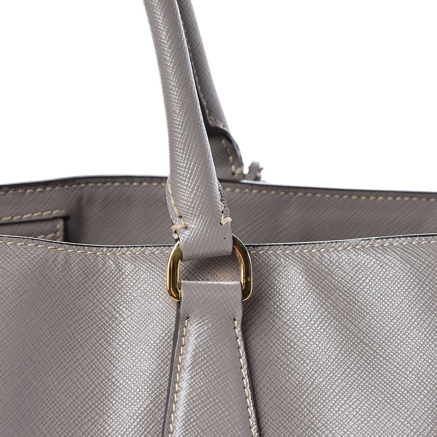 Saffiano Lux Large Tote Argilla