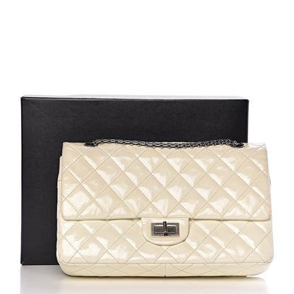 Chanel Distressed Patent Quilted 2.55 Reissue Flap 227 White 19 of 19