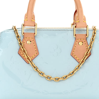 Louis Vuitton Vernis Monogram Nano Speedy Sky 7 of 11