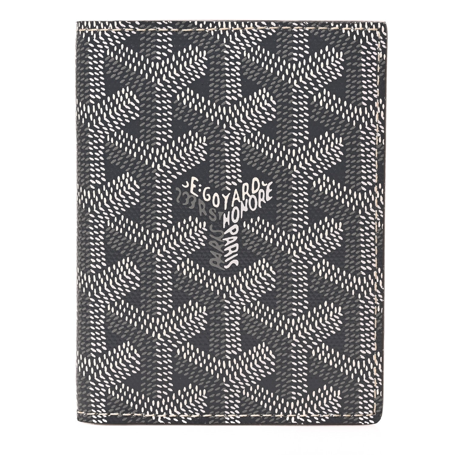 Goyard Goyardine Saint Marc Folding Card Case Grey 1 of 6