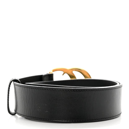 Gucci Plutone Calfskin Double G 40mm Belt 85 34 Black 2 of 4