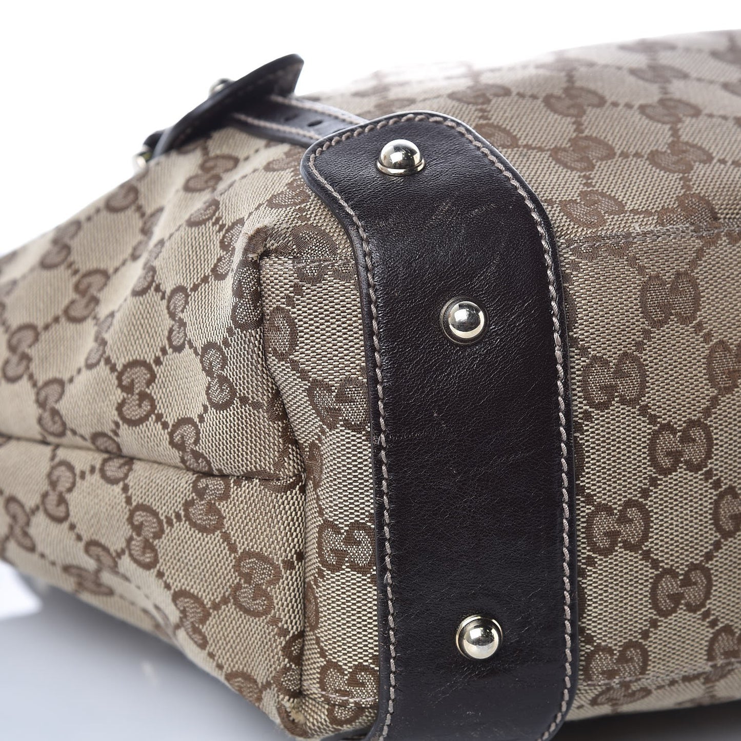 Monogram Small Pelham Shoulder Bag Dark Brown