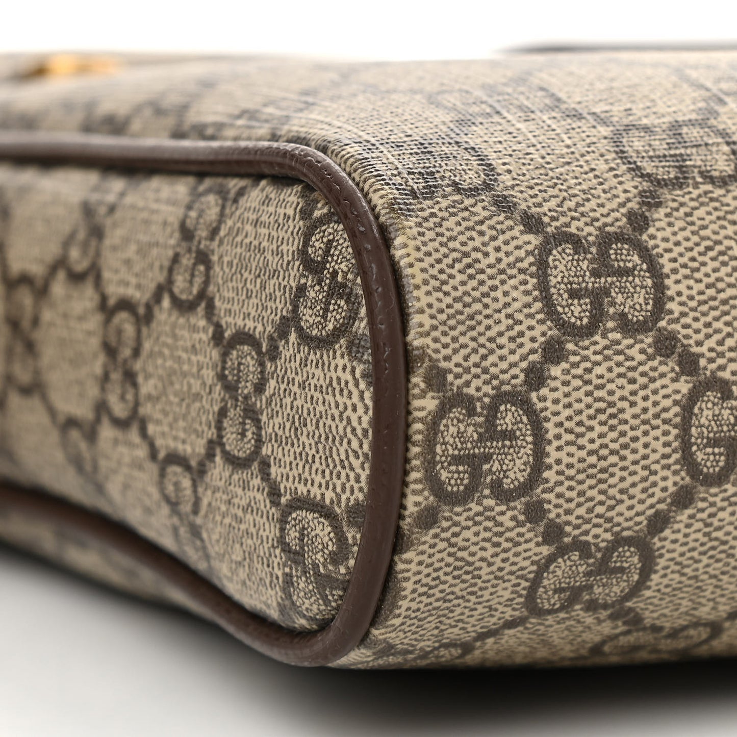 GG Supreme Monogram Web Small Ophidia Messenger Bag Brown