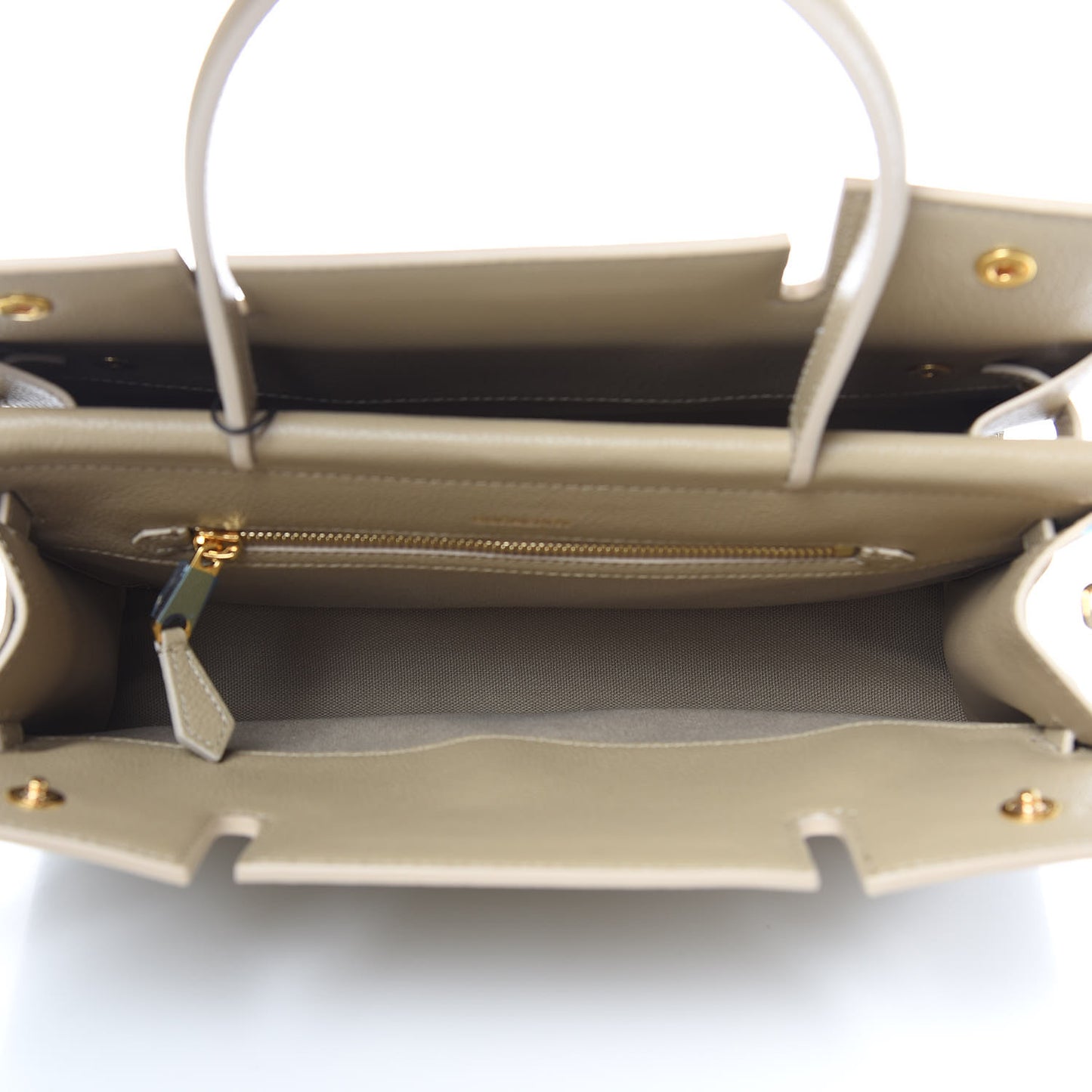 Calfskin Small Title Bag Honey