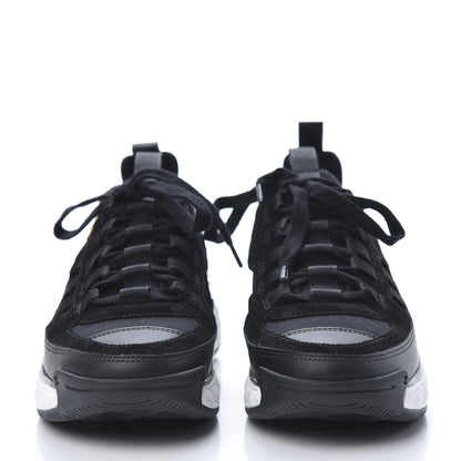 Chanel Fabric Calfskin Suede CC Sneakers 36 Black 2 of 8