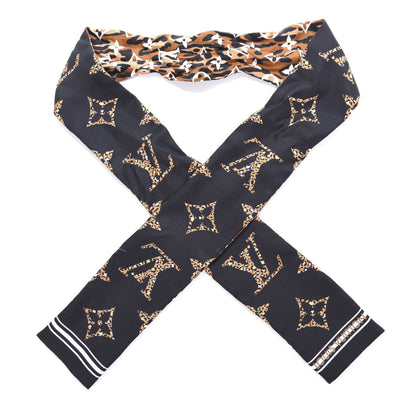 Louis Vuitton Silk Monogram Giant Jungle Bandeau Black 1 of 4