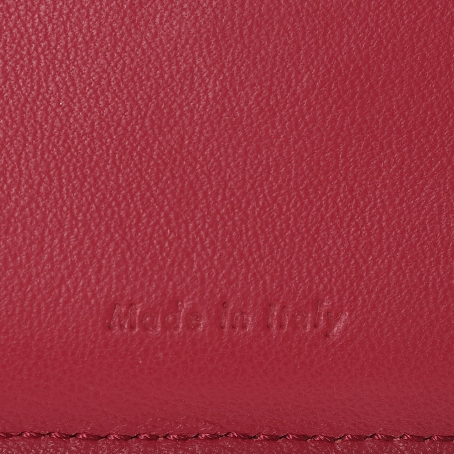 Grained Calfskin Large Multifunction Strap Wallet Black