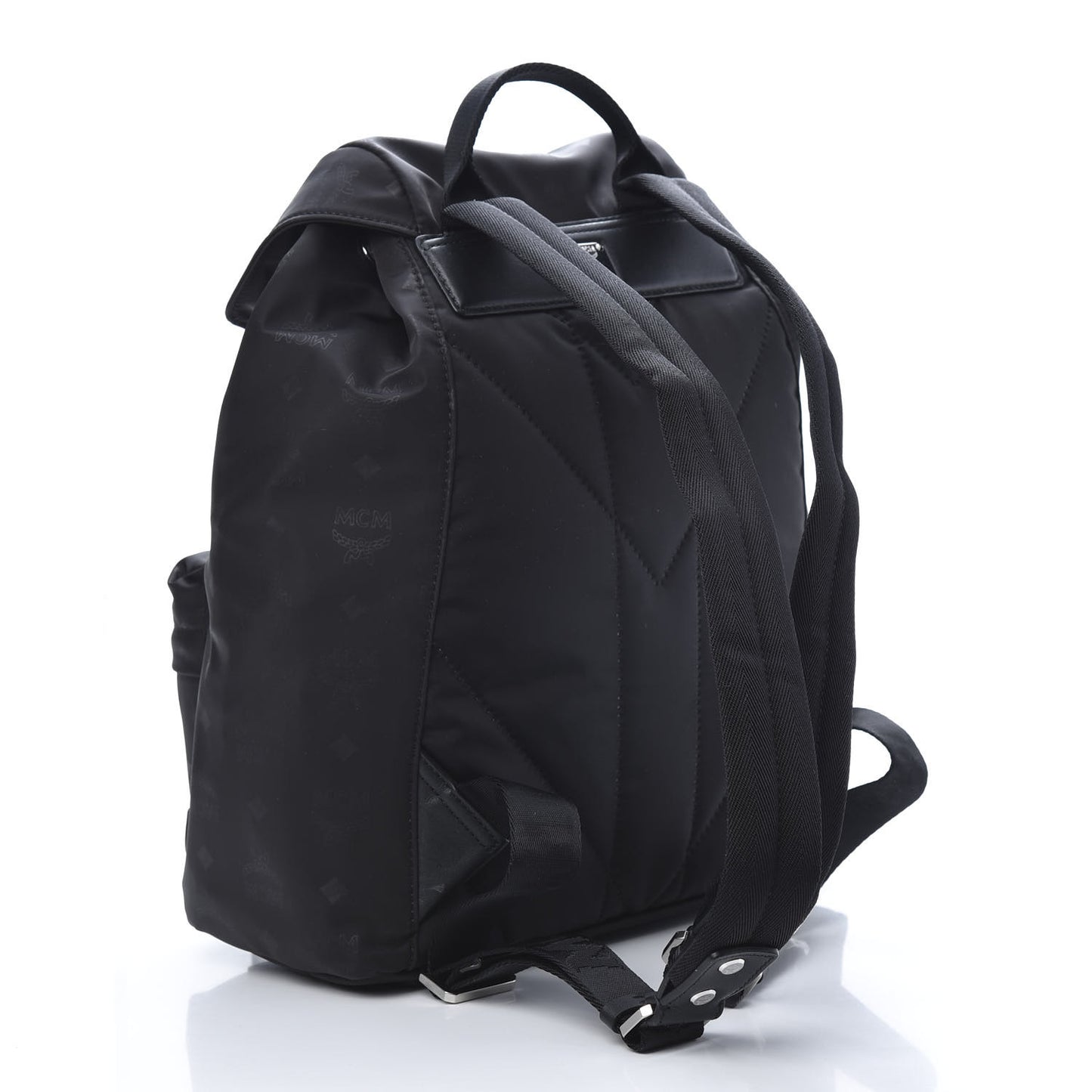 Nylon Monogram Small Tivitat Two-Pocket Backpack Black
