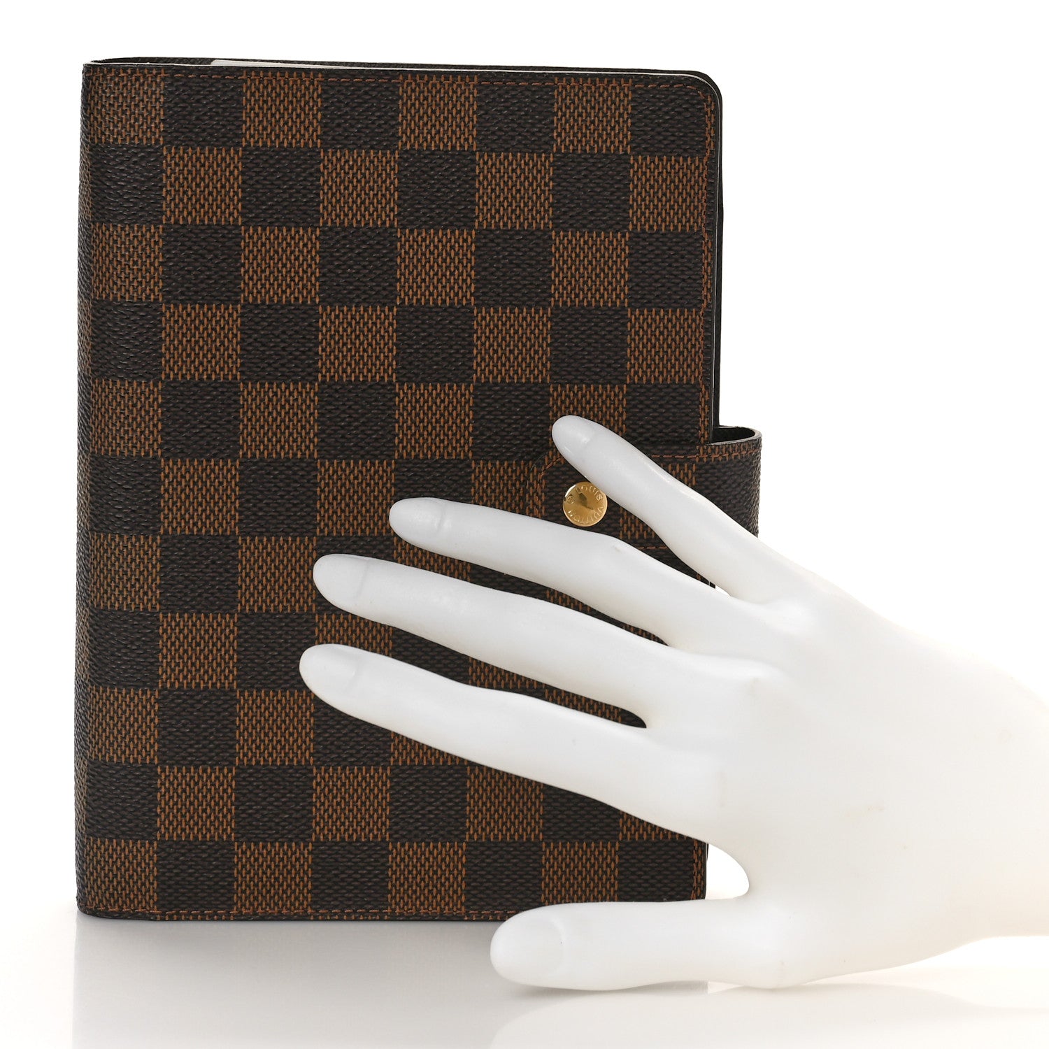 Louis Vuitton Damier Ebene Medium Ring Agenda Cover 2 of 9
