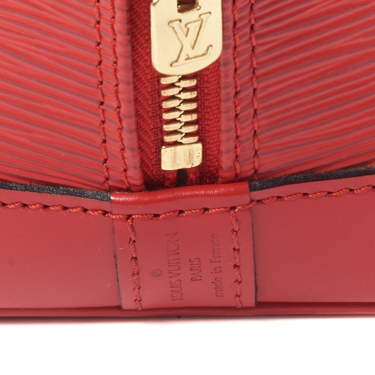 Louis Vuitton Epi Alma PM Castillan Red 8 of 9