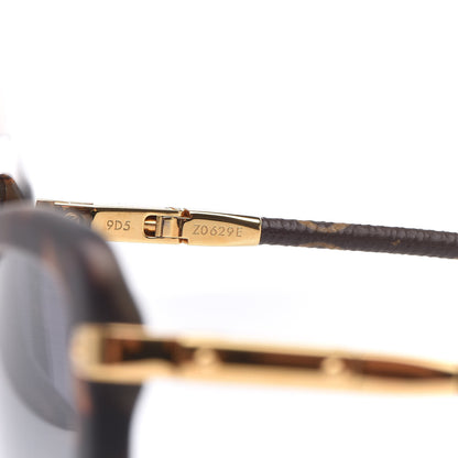 Louis Vuitton Monogram Charlotte Z0629E Sunglasses Dark Tortoise 6 of 9