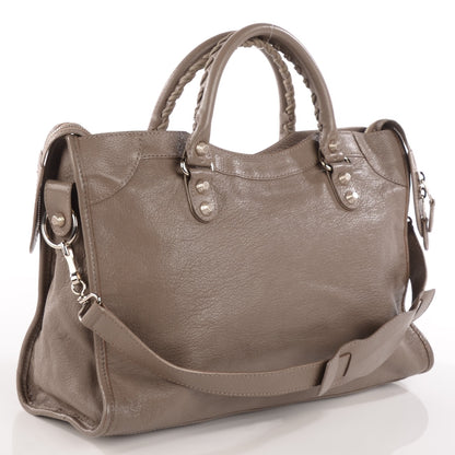Balenciaga Chevre Hamilton Giant 12 Silver Hardware City Gris Poivre 3 of 9