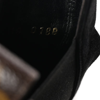 Louis Vuitton Suede Monogram Uniformes Cap Toe Chelsea 80mm Ankle Boots 38 Black 9 of 9