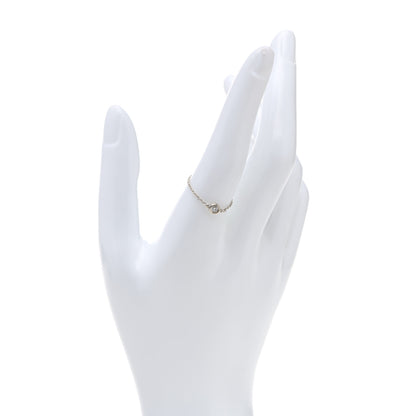 Tiffany Sterling Silver Diamond Elsa Peretti Diamonds by the Yard Ring 57 8 2 of 7