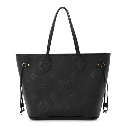 Louis Vuitton Empreinte Monogram Giant Neverfull MM Black 1 of 11