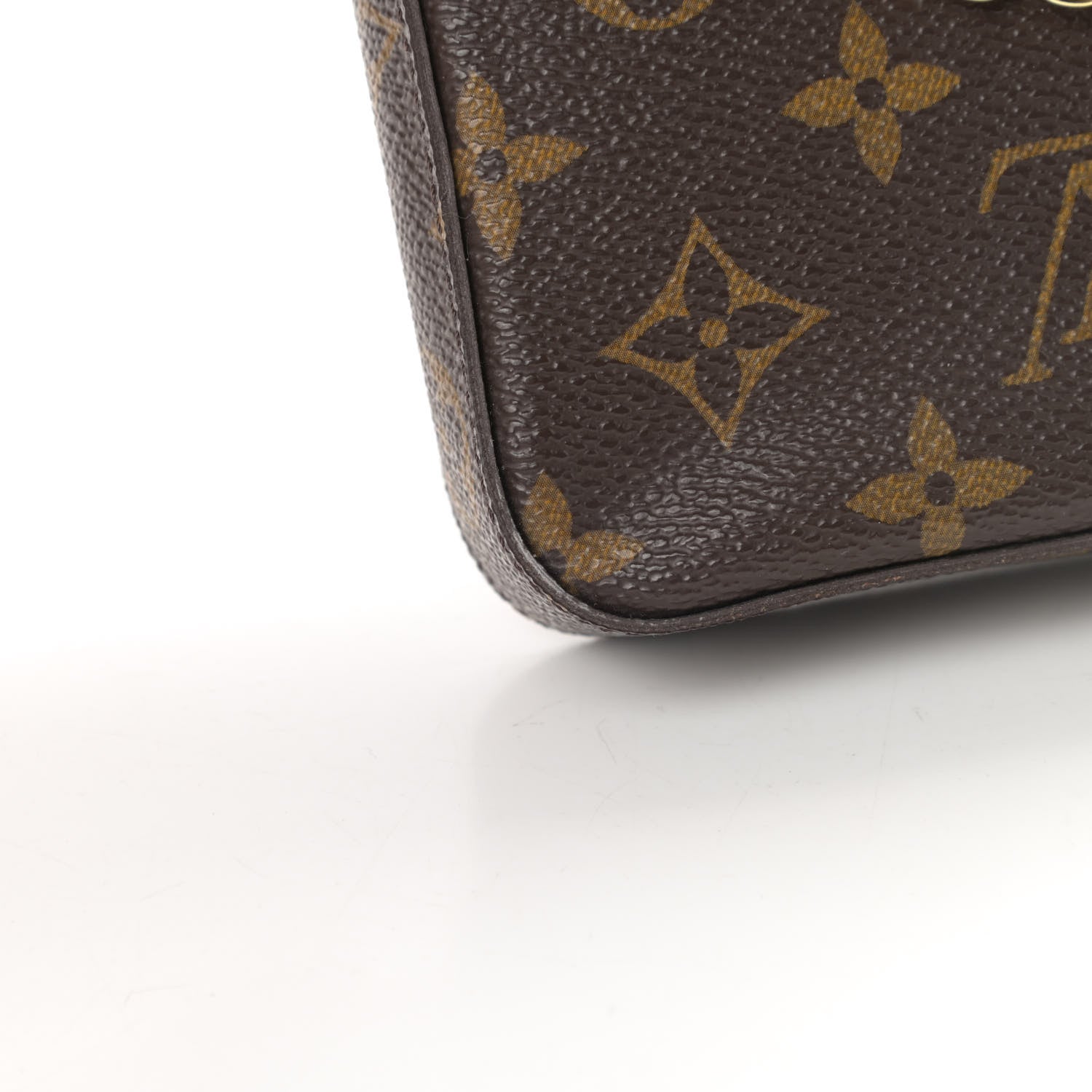 Louis Vuitton Monogram Pochette Felicie Chain Wallet Fuchsia 16 of 16