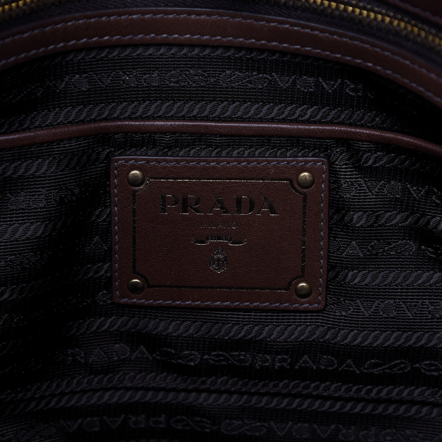 Prada Soft Calfskin Shopping Tote Nocciolo 9 of 10