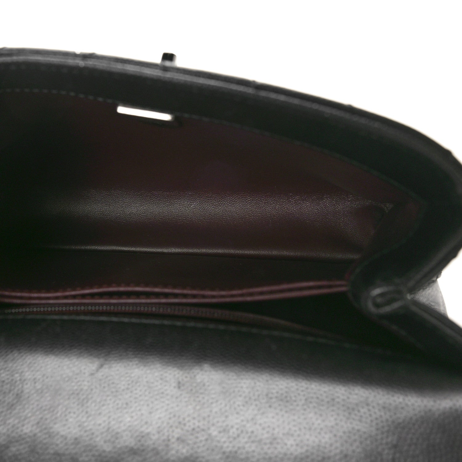 Chanel Caviar Chevron Quilted Mini Coco Handle Flap So Black 5 of 9