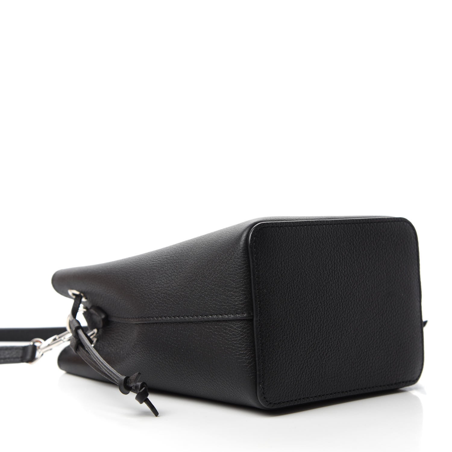 Louis Vuitton Calfskin Nano Lockme Bucket Black 4 of 11