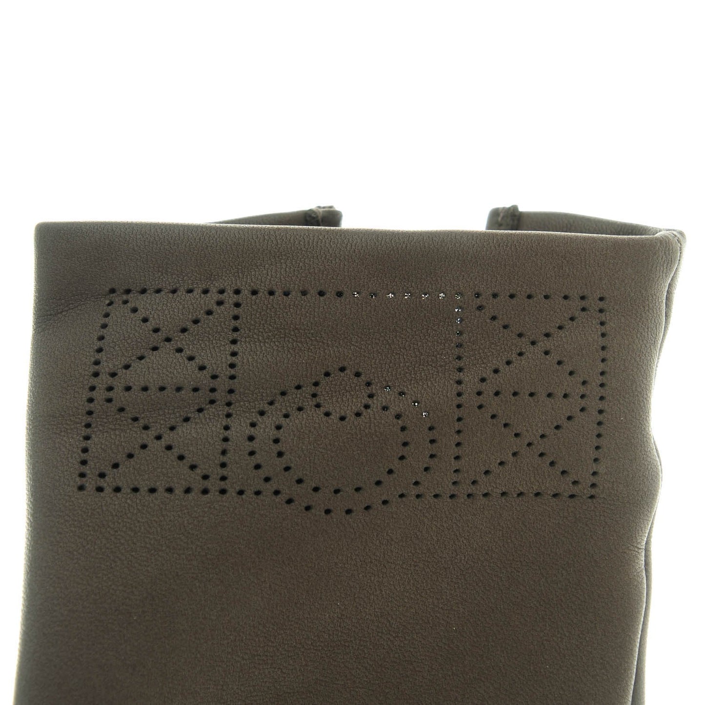 Lambskin Perforated Medor Gloves 7.5 Etain
