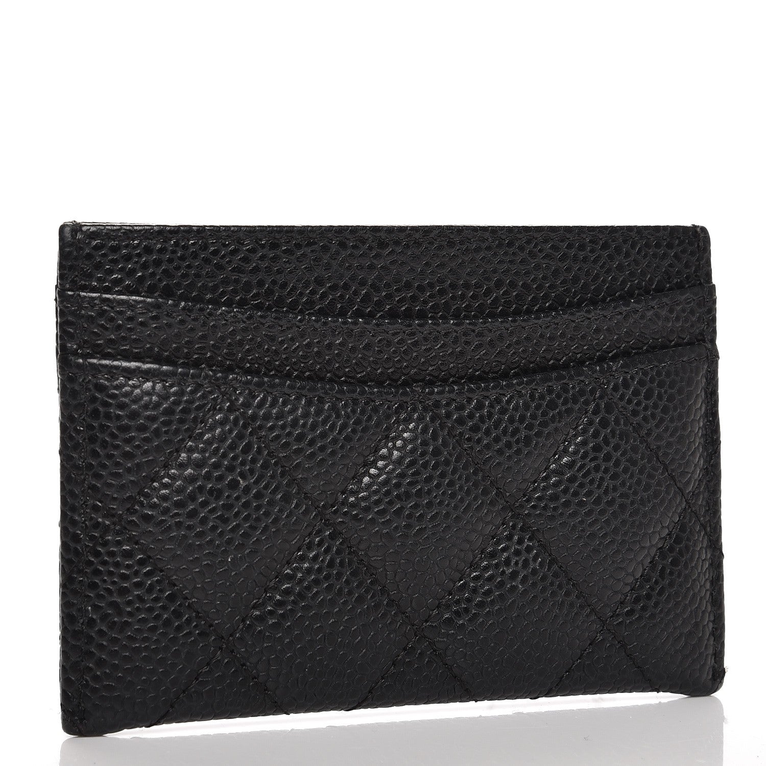 Chanel Caviar Quilted Card Holder Black 3 of 9