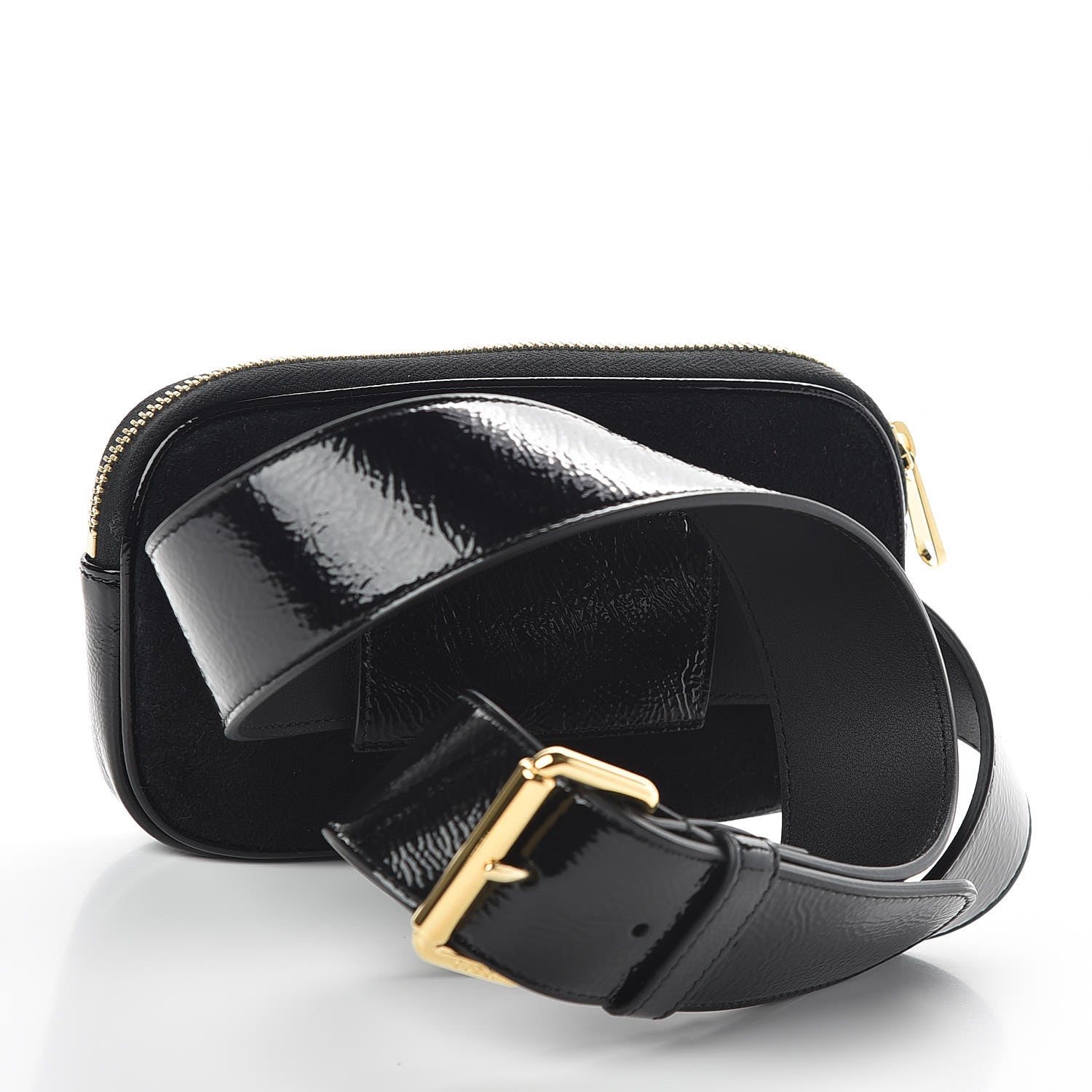 Gucci Suede Patent Ophidia Belted iPhone Case 85 34 Black 2 of 11